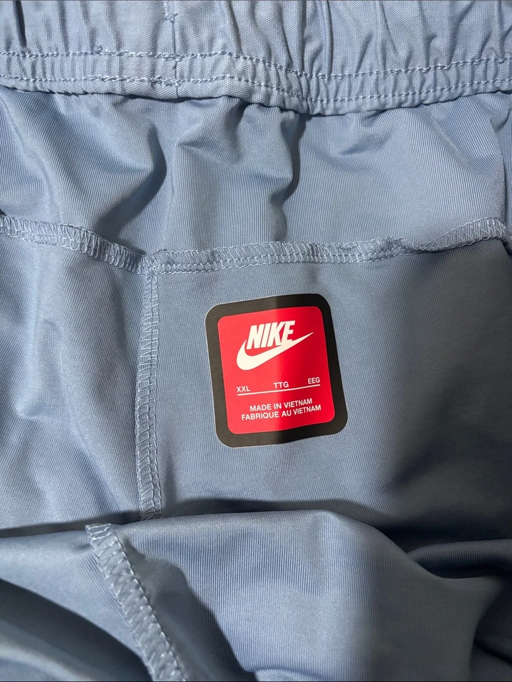 Nike Men’s Blue Swim Trunks with Black Trim